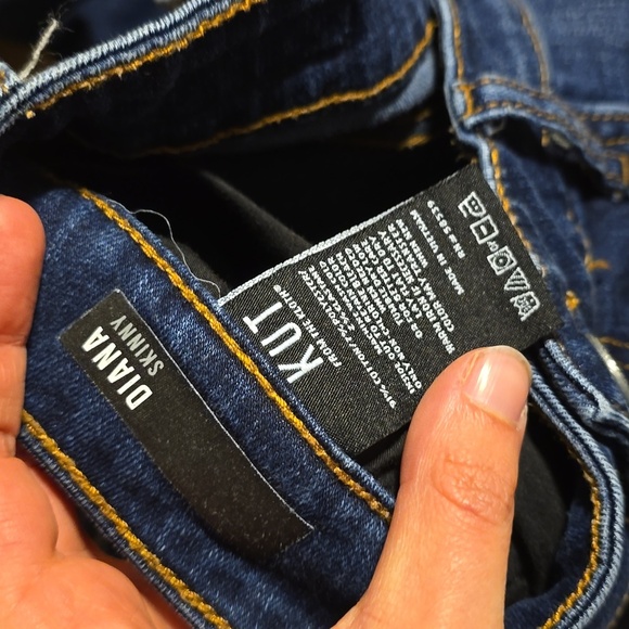 Kut from the Kloth Women's Blue Jeans Dianna Skinny 8 - Picture 3 of 4